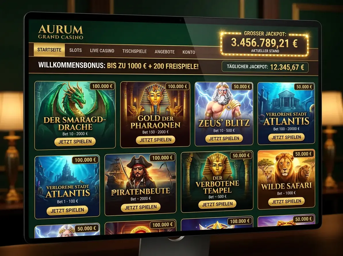 Orozino — Spielsaal und Angebot