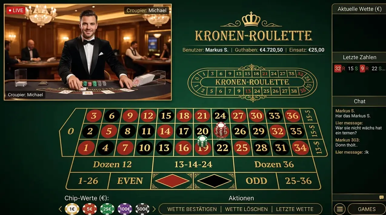 Live Casino im Orozino