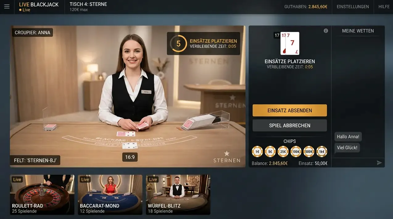 Orozino: Live-Casino