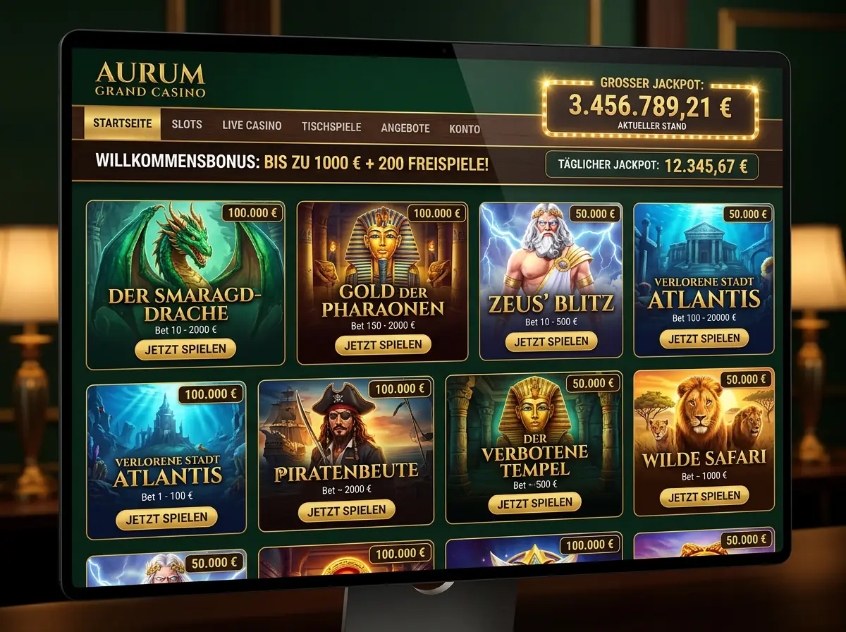 Orozino — Spielsaal und Angebot